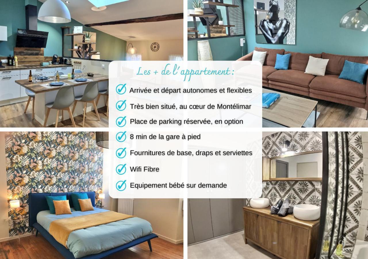 Myzenplace - Duplex 100M2 Cosy, Atypique, Situation Ideale, Parking Монтелімар Екстер'єр фото